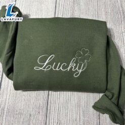 Merry Christmas Lucky Shamrock Embroidered…