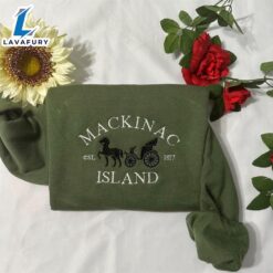 Merry Christmas Mackinac Island Embroidered…