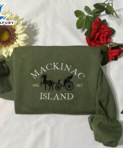 Merry Christmas Mackinac Island Embroidered…