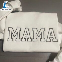 Merry Christmas Mama Embroidered Sweatshirt…