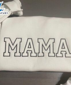 Merry Christmas Mama Embroidered Sweatshirt…