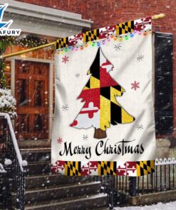 Merry Christmas Maryland Christmas Flag…