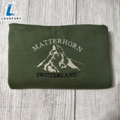 Merry Christmas Matterhorn Switzerland Embroidered…