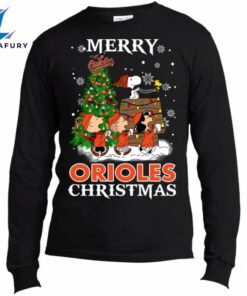 Merry Baltimore Orioles Christmas Snoopy…