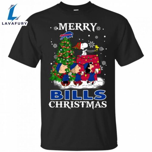 Merry Buffalo Bills Christmas Snoopy Ugly Sweater Style Shirts