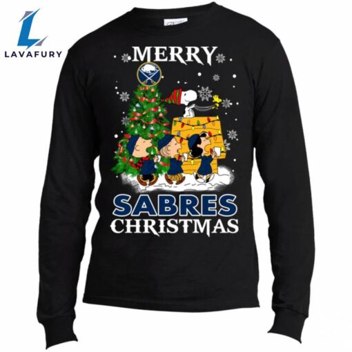 Merry Buffalo Sabres Christmas Snoopy Ugly Sweater Style Shirts