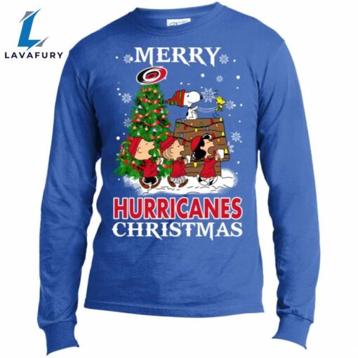 Merry Carolina Hurricanes Christmas Snoopy Ugly Sweater Style Shirts