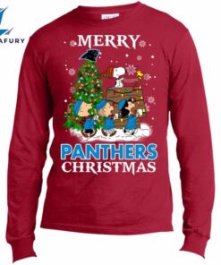 Merry Carolina Panthers Christmas Snoopy…