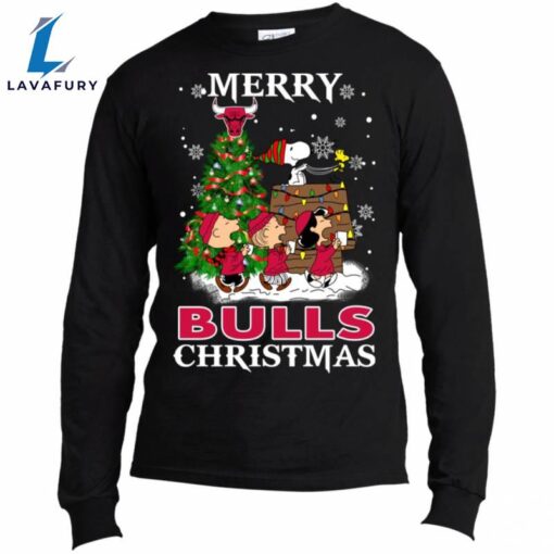 Merry Chicago Bulls Christmas Snoopy Ugly Sweater Style Shirts