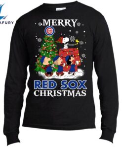 Merry Chicago Cubs Christmas Snoopy…