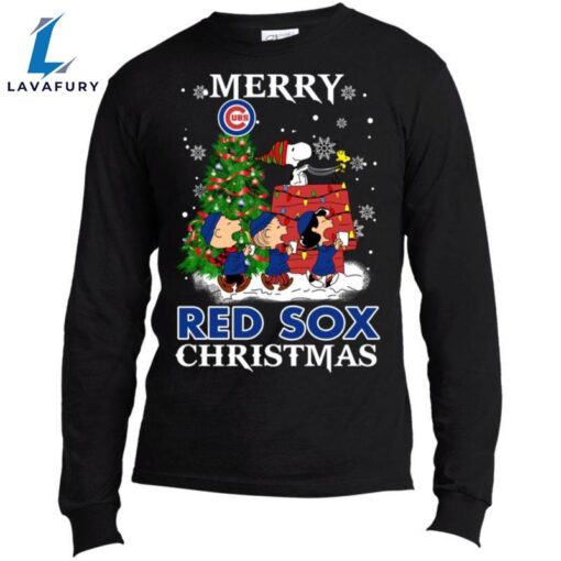 Merry Chicago Cubs Christmas Snoopy Ugly Sweater Style Shirts