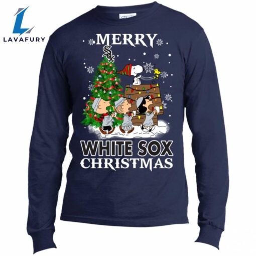 Merry Chicago White Sox Christmas Snoopy Ugly Sweater Style Shirts