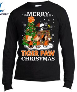 Merry Clemson Tiger_paw Christmas Snoopy…