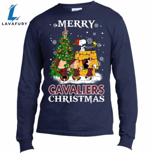 Merry Cleveland Cavaliers Christmas Snoopy Ugly Sweater Style Shirts