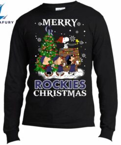 Merry Colorado Rockies Christmas Snoopy…