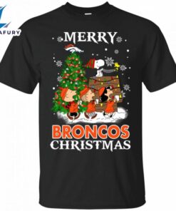 Merry Denver Broncos Christmas Snoopy…