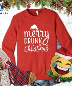 Merry Drunk I’m Christmas Sweatshirt…