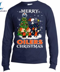 Merry Edmonton Oilers Christmas Snoopy…