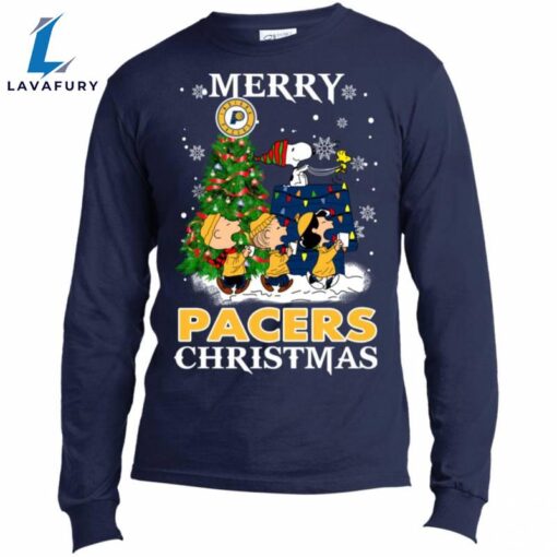 Merry Indiana Pacers Christmas Snoopy Ugly Sweater Style Shirts