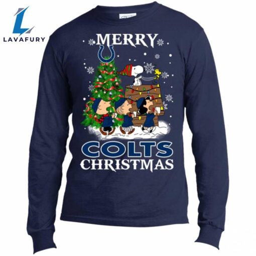 Merry Indianapolis Colts Christmas Snoopy Ugly Sweater Style Shirts