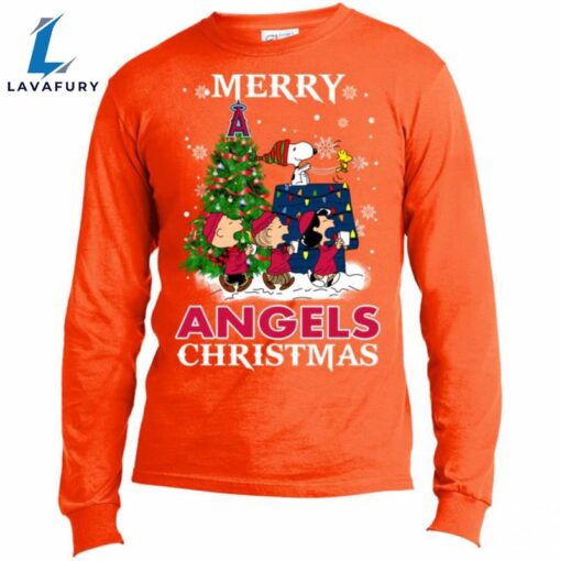 Merry Los Angeles Angels Christmas Snoopy Ugly Sweater Style Shirts