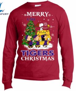 Merry LSU Tigers Christmas Snoopy…