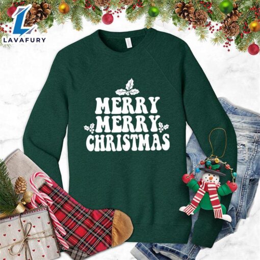 Merry Merry Christmas Version 2 Sweatshirt – Gift Christmas Sweatshirt