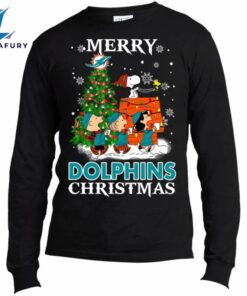 Merry Miami Dolphins Christmas Snoopy…