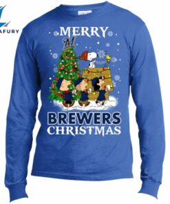 Merry Milwaukee Brewers Christmas Snoopy…