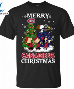 Merry Montral Canadiens Christmas Snoopy…