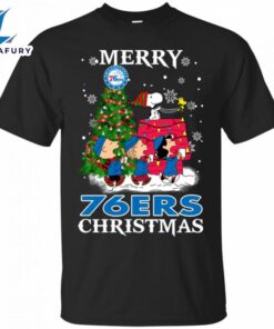 Merry Philadelphia 76ers Christmas Snoopy…