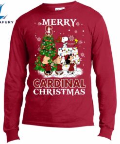 Merry Stanford Cardinal Christmas Snoopy…