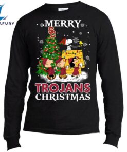 Merry Usc Trojans Christmas Snoopy…