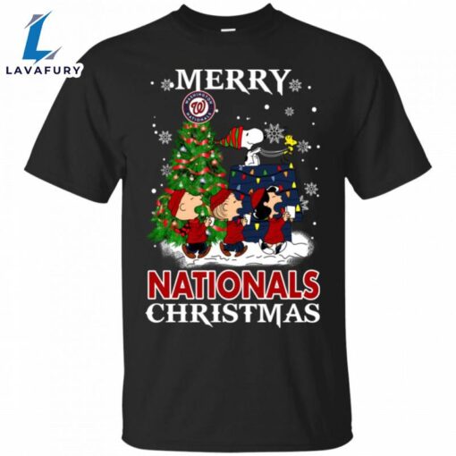 Merry Washington Nationals Christmas Snoopy Ugly Sweater Style Shirts