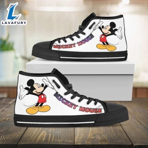 Mickey Mouse Disney High Top Shoes Casual Top Kicks For Fans