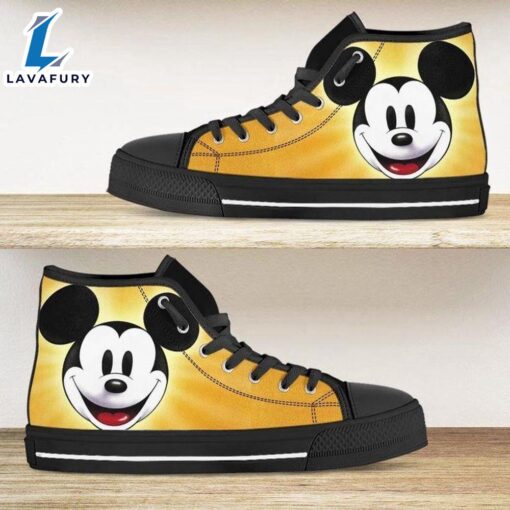 Mickey Mouse Disney High Top Shoes Chic High Top Shoes For Fans