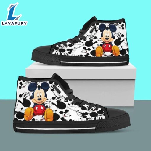 Mickey Mouse Disney High Top Shoes Chill High Cut Shoes For Fans