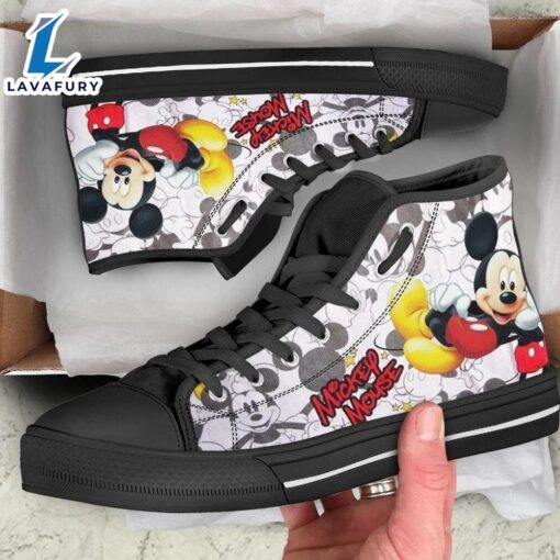 Mickey Mouse Donald Daisy Duck High Top Shoes Dynamic High Tops For Fans