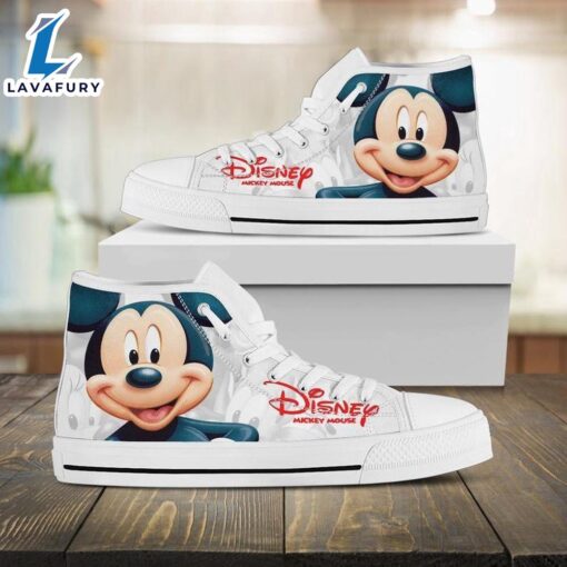 Mickey Mouse Donald Daisy Duck High Top Shoes Elite High Cut Shoes For Fans