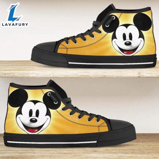 Mickey Mouse Donald Daisy Duck High Top Shoes High Shoes For Fans