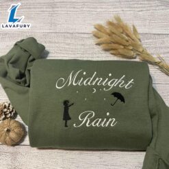 Merry Christmas Midnight Rain Embroidered…