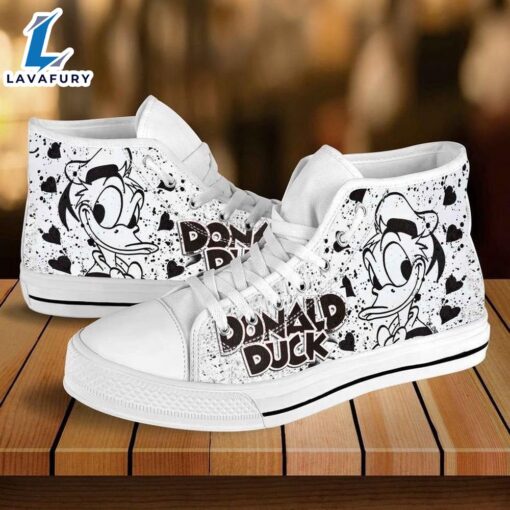 Minnie Mouse Disney Cartoon High Top Shoes High Shoes For Fans