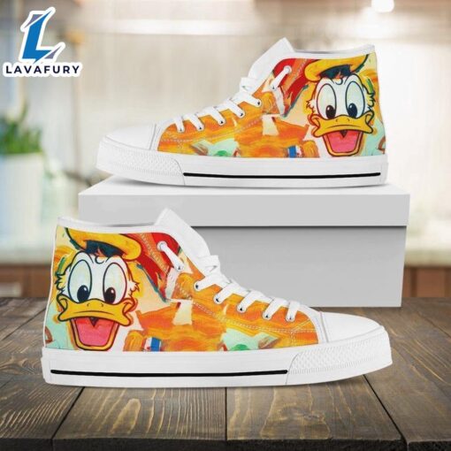 Minnie Mouse Disney Cartoon High Top Shoes Urban High Tops For Fans