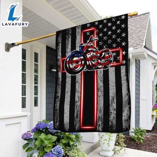 Merry Christmas  Motorbike Flag Jesus Motorcycle American Flag – Christian Flag