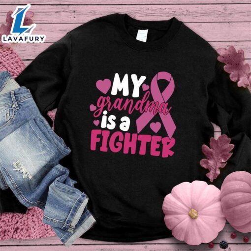 My Grandma Is A Fighter Colored Edition Sweatshirt , Cancer Awareness Shirt