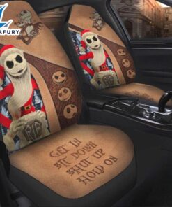 Nightmare Jack Skellington Santa Claus Car Seat Cover