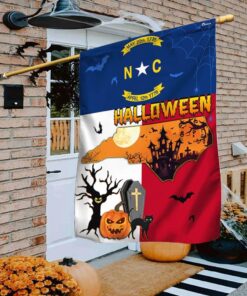 North Carolina State Halloween Flag…