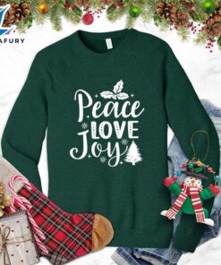 Peace Love Joy Sweatshirt –…