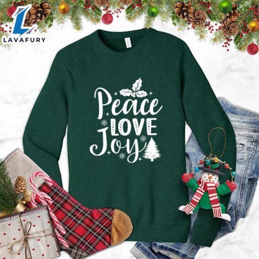 Peace Love Joy Sweatshirt – Gift Christmas Sweatshirt