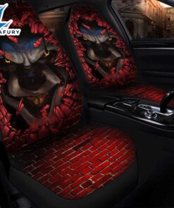 Pennywise Horror Break Wall Car Seat Covers